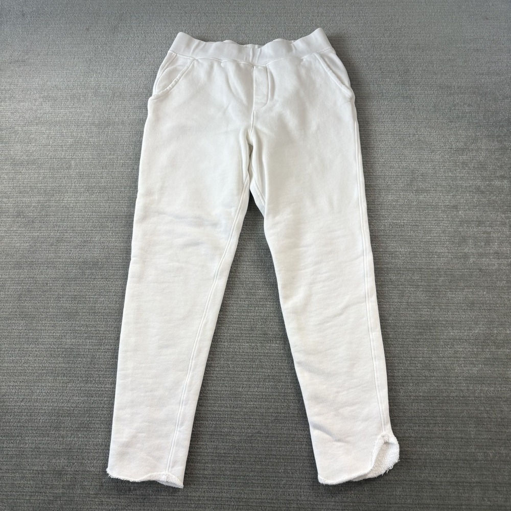 Frank & Eileen Tee Lab Trouser Sweatpant Women S Tulip Ankle White Terry Lined